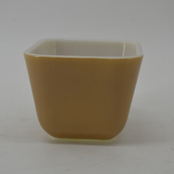 Vintage PYREX Refrigerator Dish 501 B Fridgie Sandlewood - Picture 5 of 13